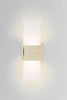 Cerno Acuo wall sconce with oiled walnut finish and LED lighting, designed for modern interior lighting.
