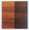 Cerno Acuo wall sconce in oiled walnut wood with LED lighting, designed for modern wall illumination, made in the USA.