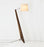 Cerno Silva Giant Floor Lamp in oiled walnut finish, modern lighting with sleek design, made in the USA.