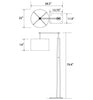 Altus LED Floor Lamp by Cerno (Made in USA)