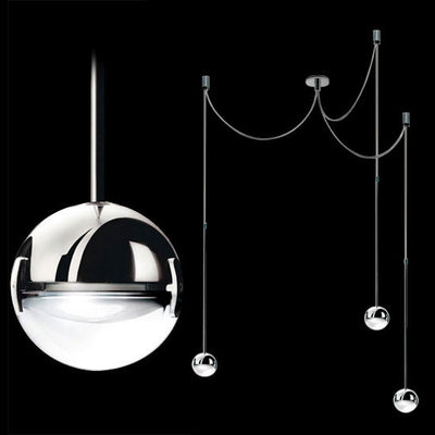 Convivio Sopratavolo Tre Halogen pendant by Cini&Nils