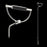 Gradiparete con stelo retinato wall light by Cini&Nils