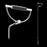 Gradiparete con stelo retinato wall light by Cini&Nils