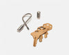 Closed Helix Keyring by Craighill