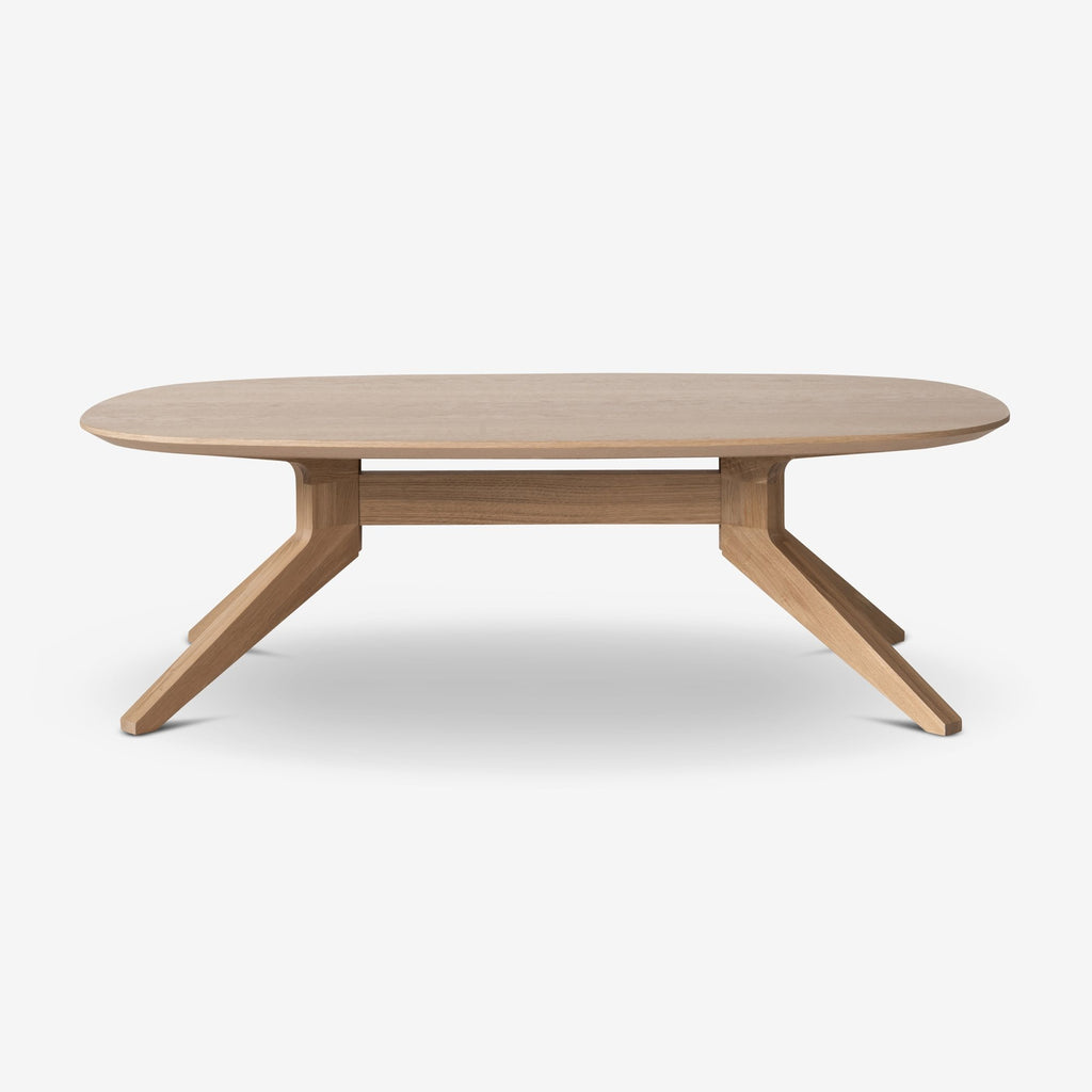 Cross Oval Coffee Table