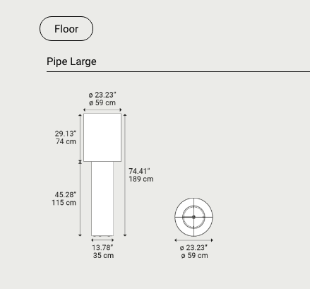 Pipe Floor Lamp by Diesel Living with LODES