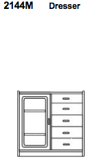 Frederiksborg Chest of Drawers / Dresser by Dyrlund