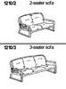 Sofa 1210 by Dyrlund