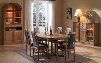 Highback Chair w/ Upholstered Back 1589 by Dyrlund