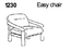 Fauteuil 1230 par Dyrlund