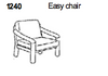 Fauteuil 1240 par Dyrlund