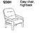 Fauteuil à dossier haut 1230 par Dyrlund