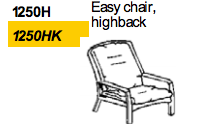 Easy Chair Highback 1250 by Dyrlund