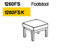 Footstool 1260 by Dyrlund