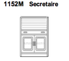 Secretaire 1152 by Dyrlund