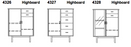 Plain Copenhagen Highboard (109x44/42x139 cm) by Dyrlund