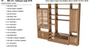 Frederiksborg Wall Unit K by Dyrlund
