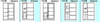 Frederiksborg Highboard 112 x 44 / 42 x 155 cm by Dyrlund