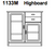 Frederiksborg Highboard  112 x 44 / 42 x 107 cm by Dyrlund