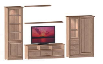 Frederiksborg Wall Unit K17 by Dyrlund
