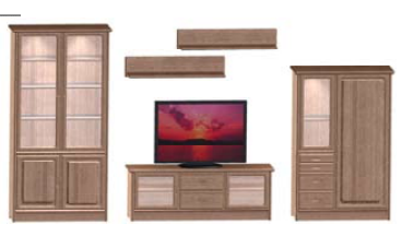 Frederiksborg Wall Unit K19 by Dyrlund