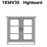 Rosenborg Highboard 110 x 38 / 35,5 x 106,5 cm by Dyrlund