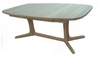 Table à manger elliptique 9241/9242 par Dyrlund 
