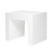 White concrete seat by Fatboy, modern outdoor seating with sleek, minimalist design perfect for contemporary patios.
