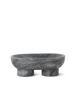 Black Alza bowl by Ferm Living, stylish ceramic accessories with a modern design, perfect for home or table decor.