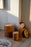 Set of 3 Ferm Living column storage accessories in various sizes, featuring modern, minimalist design for organization.