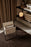 Ferm Living Herman magazine stand accessory in black, modern design with open slots for organizing magazines and newspapers.