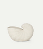 Ferm Living Shell Pot accessory featuring a ceramic shell-shaped design in neutral tones.