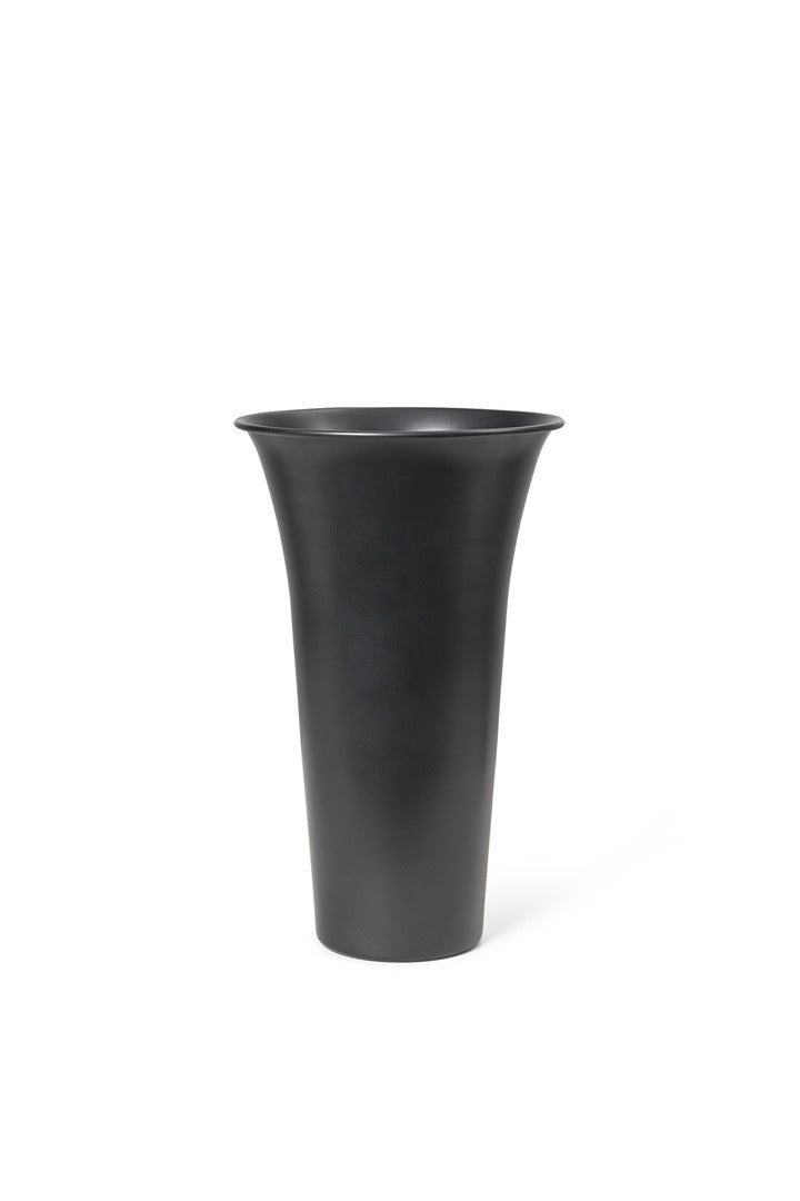 Spun Alu Vase by Ferm Living, modern accessories with a sleek, metallic finish and rounded shape, designed for stylish home decor.