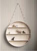 Ferm Living The Round Dorm accessories in neutral tones, showcasing modern, minimalist design for stylish home decor.
