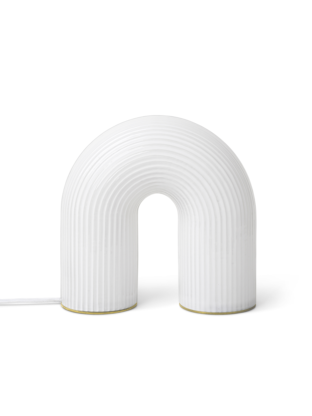 Vuelta Lamp by Ferm Living, modern lighting fixture with a sleek, minimalist design and warm-toned finish.