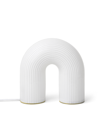 Vuelta Lamp by Ferm Living, modern lighting fixture with a sleek, minimalist design and warm-toned finish.