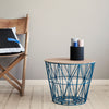 Paniers en fil métallique et tables d'appoint par Ferm Living (Basket Top)