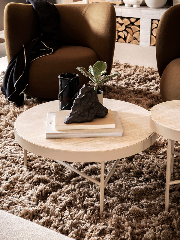 Table Basse en Travertin - Cachemire par Ferm Living