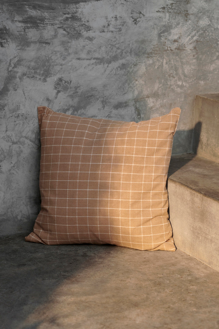 Brown Cotton Cushions by Ferm Living