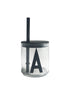 Straw Lid for Kids Drinking Glass by Design Letters