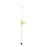 Black OK Suspension Lamp by Flos, modern lighting fixture with sleek design and adjustable suspension cords.
