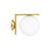 Black Flos IC Lights outdoor ceiling and wall lighting fixture, modern design suitable for exterior illumination.