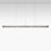 Luce Orizzontale Suspension by Flos