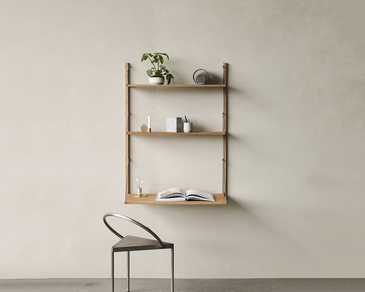 Shelf Library Natural Oak Sections by Frama Denmark