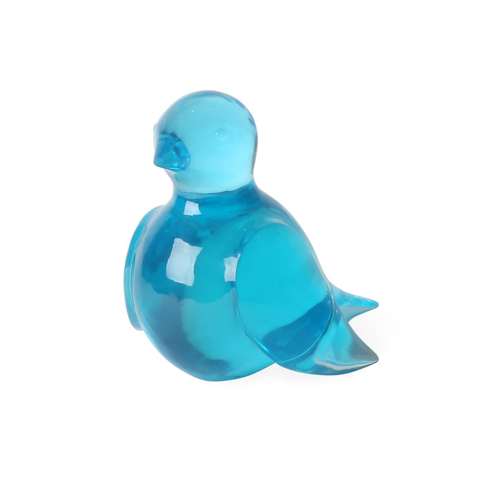 Oiseau bleu géant en acrylique par Jonathan Adler