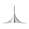 Black Gubi Semi Pendant lighting fixture with a small, matte finish, measuring approximately 30 cm in diameter.