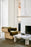 Black Gubi Semi Pendant lighting fixture with a matte finish, featuring a sleek, modern design and a 30 cm diameter.