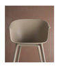 Bat Dining Chair - Un-Upholstered - Plastic Base by Gubi