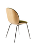 Chaise de salle à manger Beetle - Tissu à l'avant - Piètement conique - Coque plaquée par Gubi