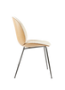Chaise de salle à manger Beetle - Tissu à l'avant - Piètement conique - Coque plaquée par Gubi